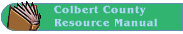 The Colbert County Resource Manual is still under construction!